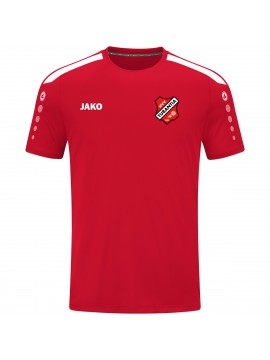 Shirt Power KM rood 100% Polyester