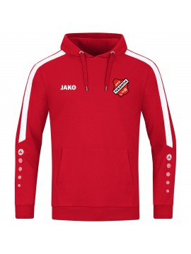 Sweater met kap Power rood
